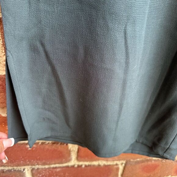 Eileen Fisher $278 crepe wide leg pants side slits tencel lyocell viscose XS - Picture 3 of 9